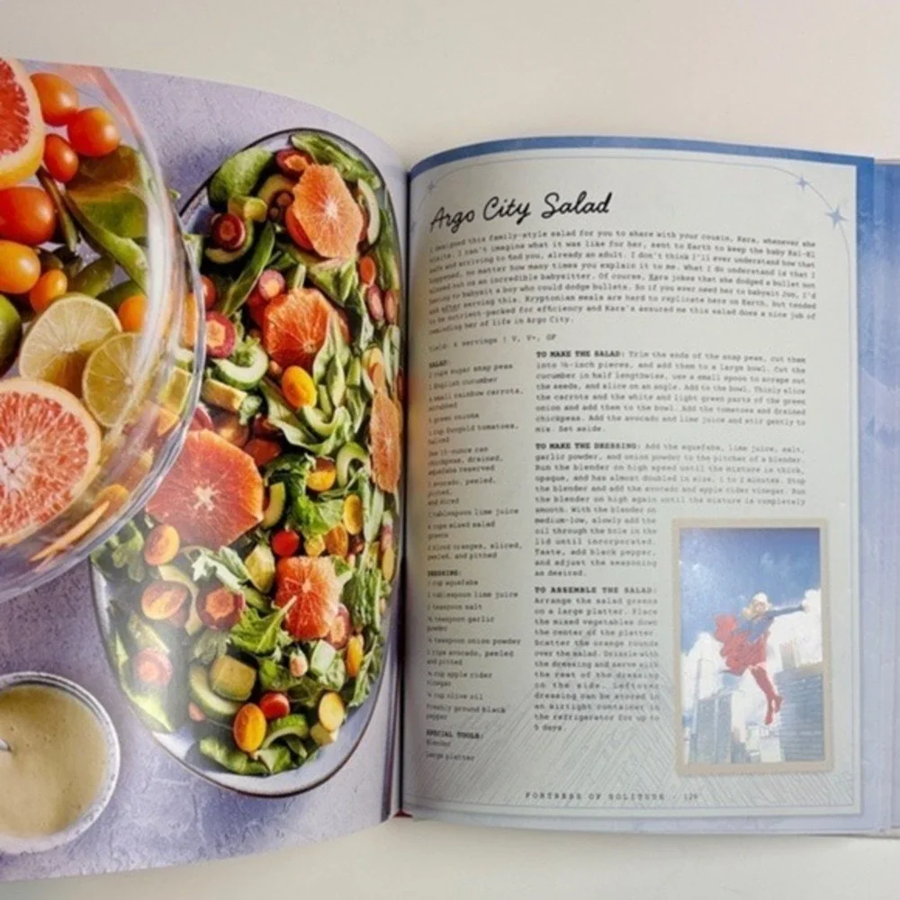 Superman Official‎ Cookbook with Blue Cover